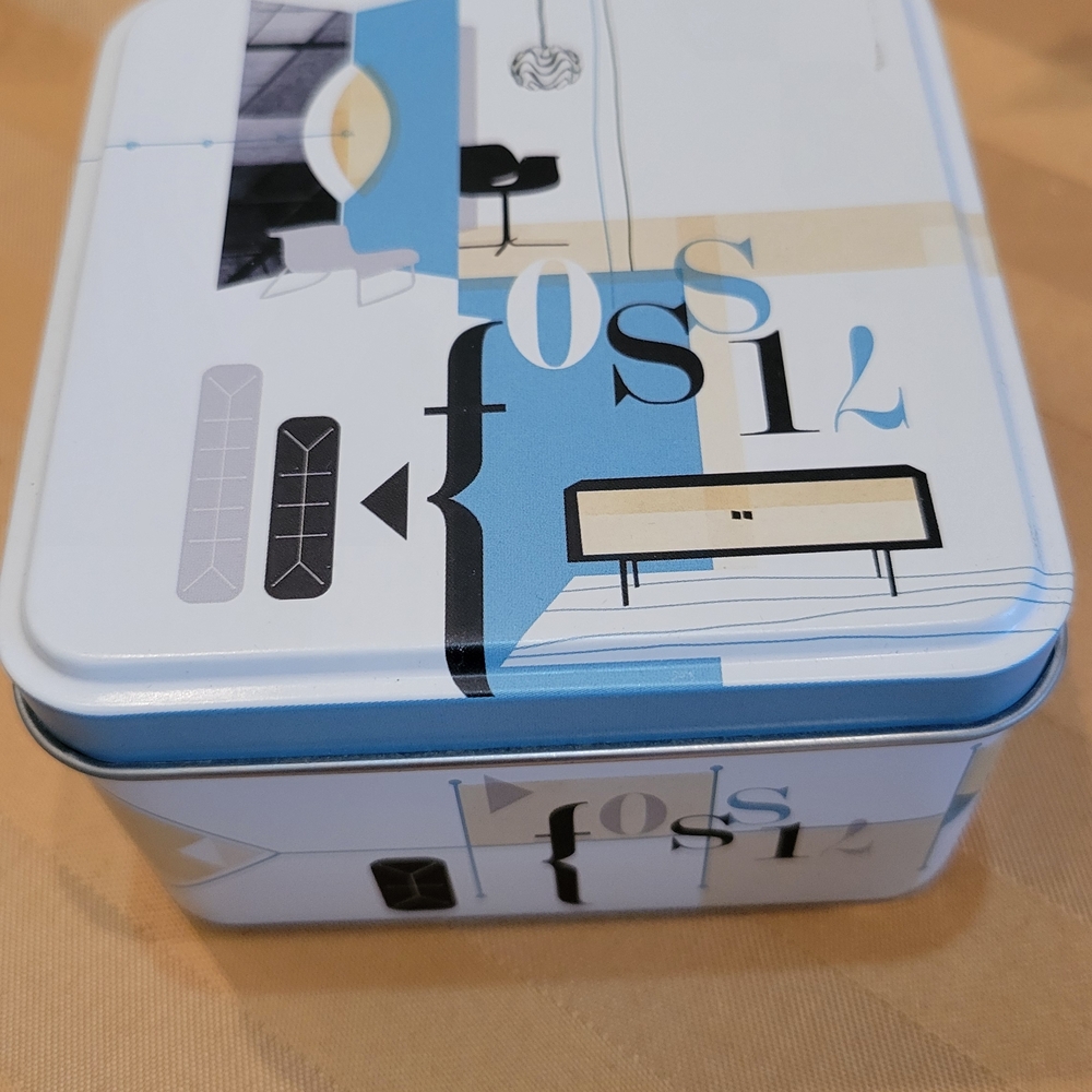 Fossil Silver Watch with Crystal Accents - Picture 8 of 10